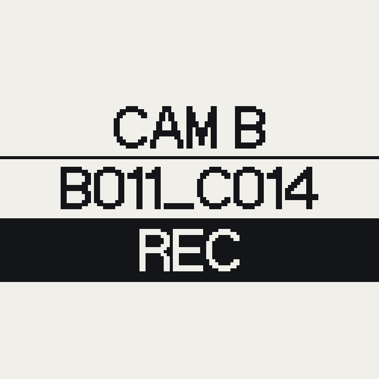 3 Rows view: camera, reel and clip, REC